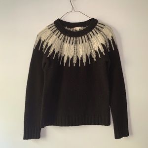 Crewcuts Black Fair Isles Sweater